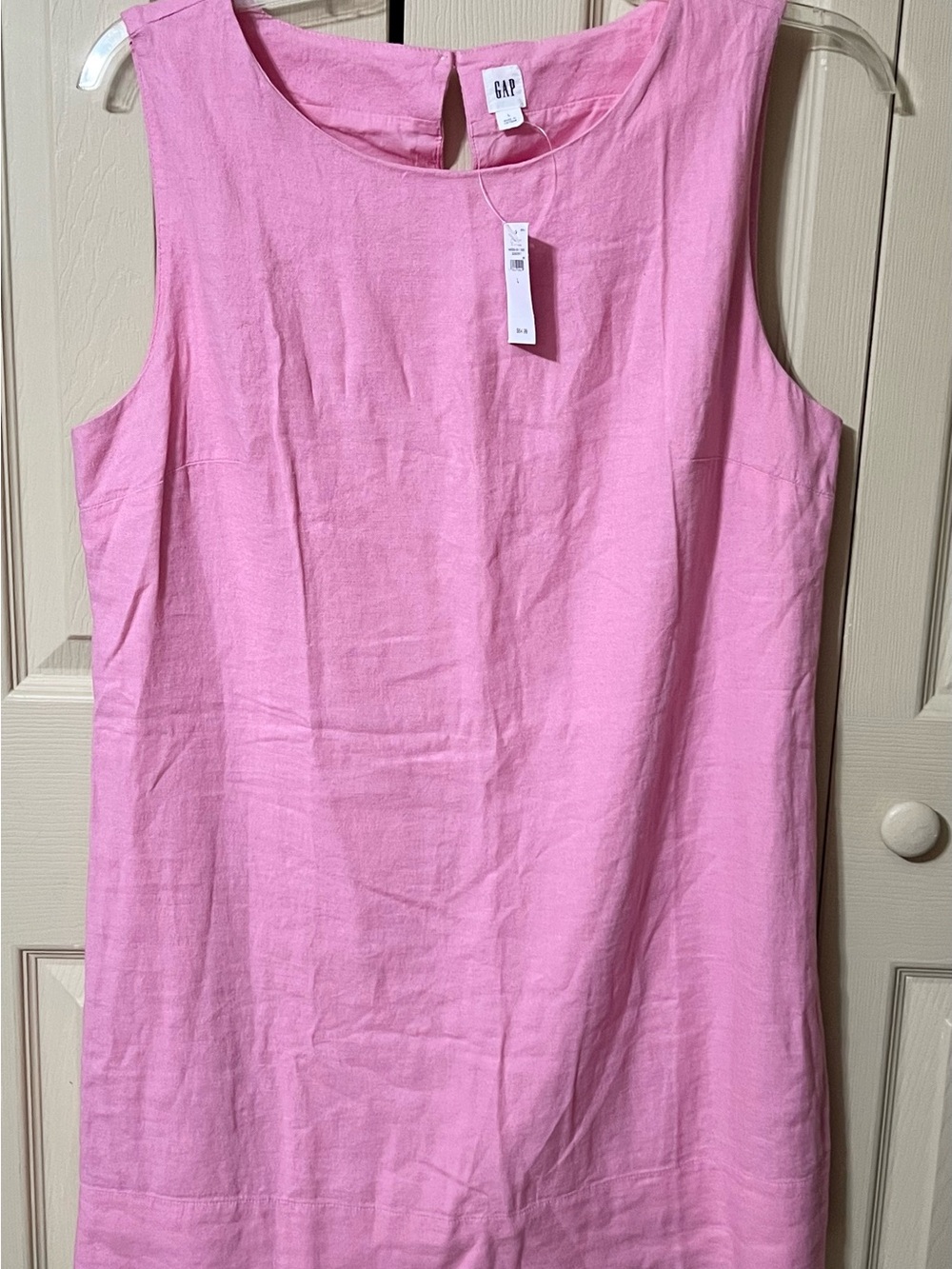 GAP Women's Sleeveless Pink Tank Dress Size Large